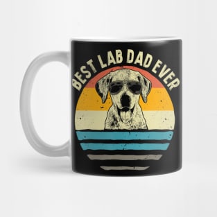 Best Lab Dad Ever Labrador Dad Vintage Gift Mug